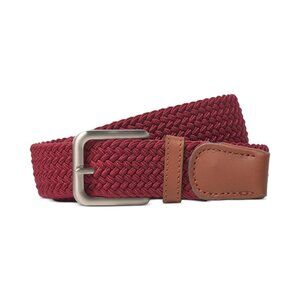 Jack & Jones Fabric Braided Men's Jacspring Woven Belt Red Size 90 Casual